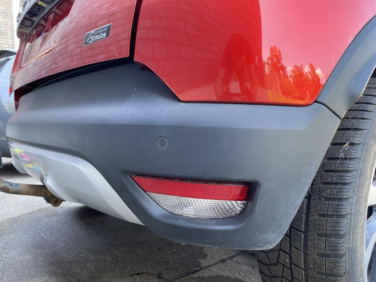 Renault Captur 1 original Stossf&auml;nger Sto&szlig;stange hinten BIXPA Rouge Flamme f&uuml;r Fahrzeuge mit PDC Bj.2017